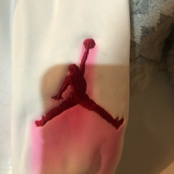 Hoodie not for sale, just showing the stain - Picture 2 of 2